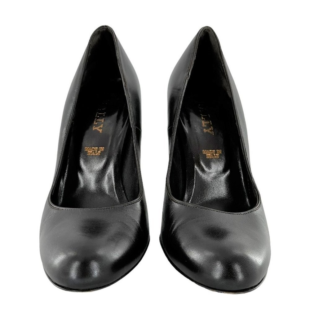 Bally Black Leather Classic High Heel Pump - Picture 3 of 9